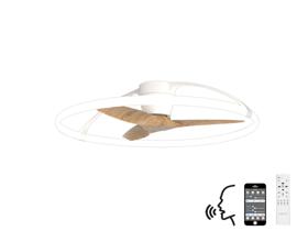 M7532  Nepal 75W LED Dimmable Ceiling Light & Fan; Remote / APP / Voice Controlled